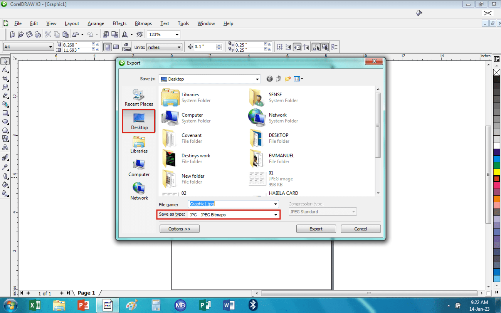 How to Export from CorelDraw to Desktop 4 - Tundenny Blog