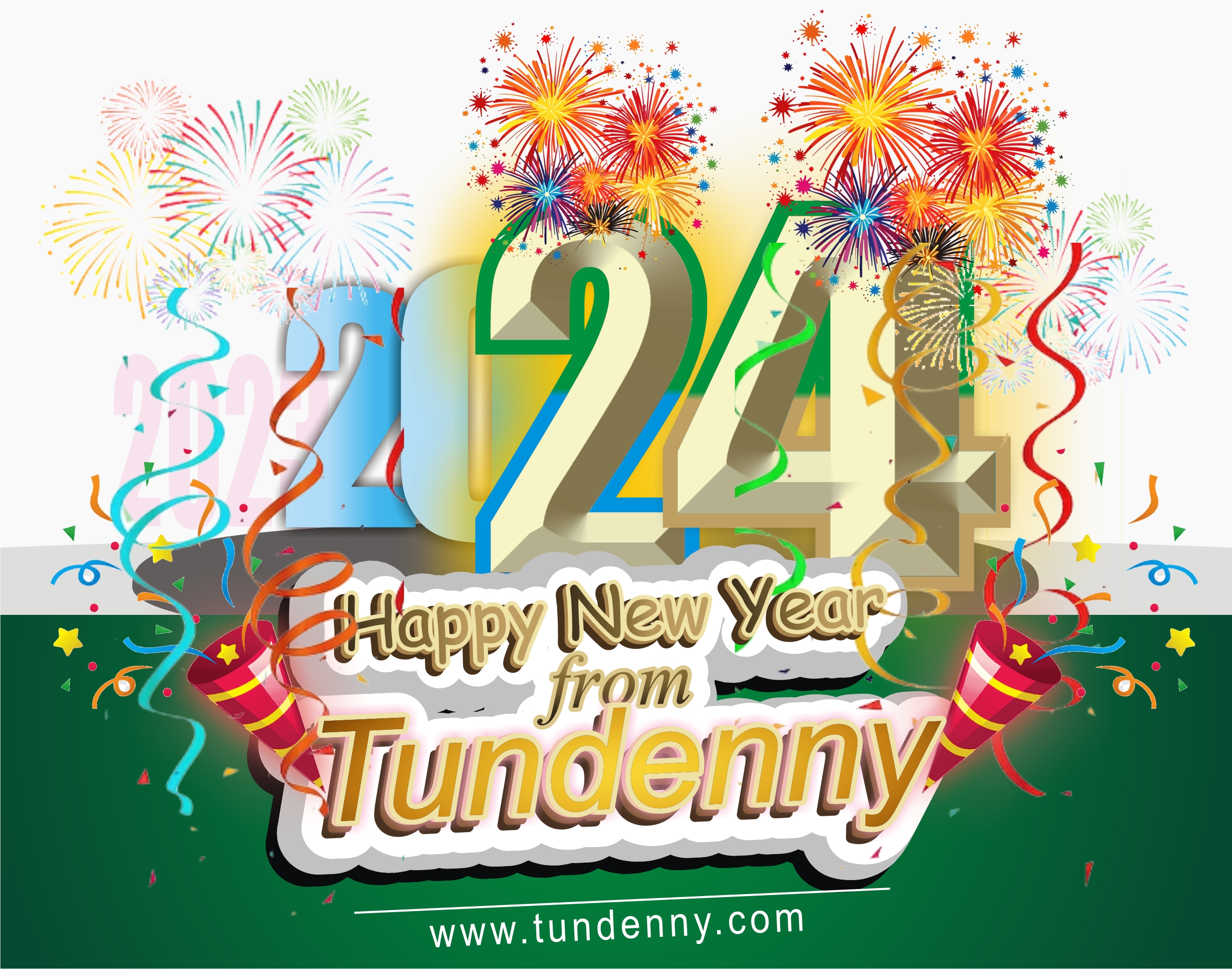 Happy New Year from Tundenny in year 2024.